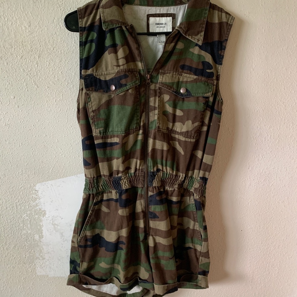 Forever 21 Camo romper